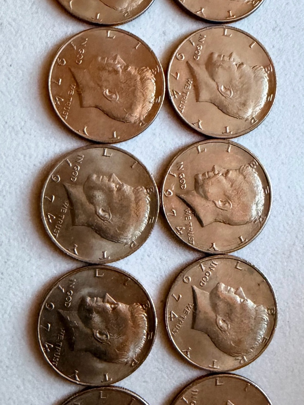 Vintage -1974 Half Dollars